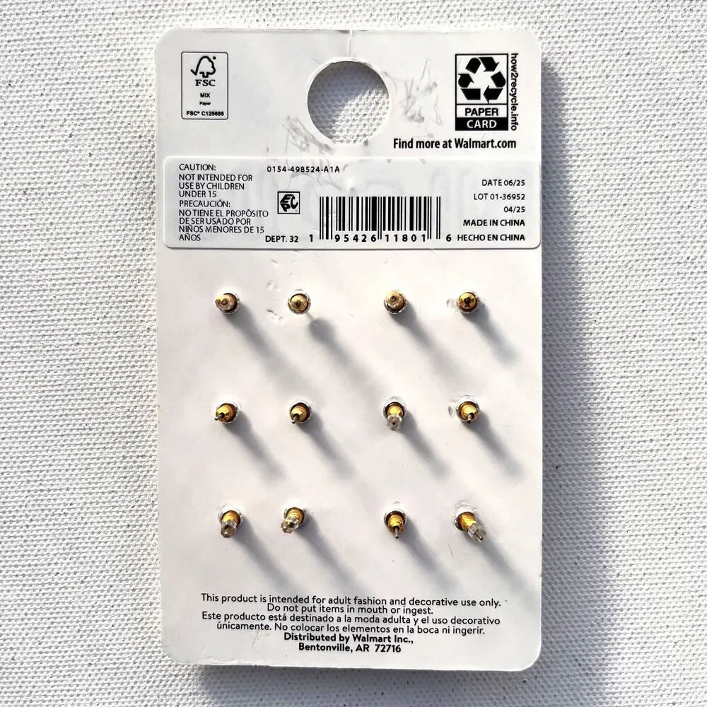 Way to Celebrate Halloween Friendly Monsters Earring Collection, 6 Pairs